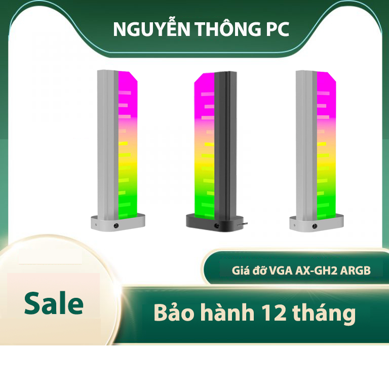 Giá đỡ vga card đồ hoạ 5v ARGB AX-GH2 sync main đồng bộ phần mềm