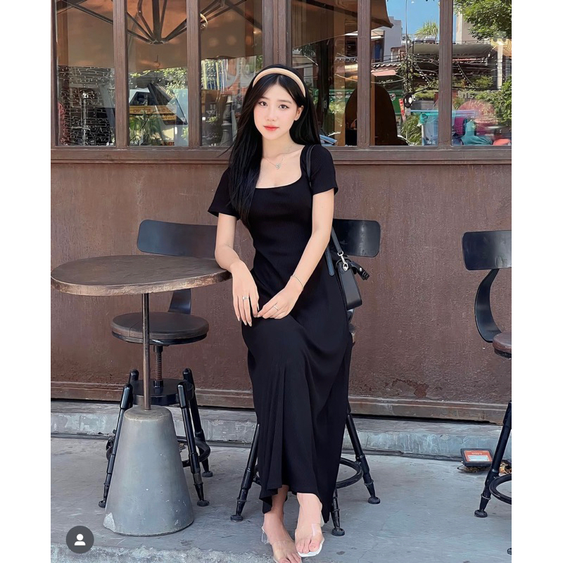 🎏 𝐍𝐄𝐖 𝐈𝐍 - Rabutan maxi dress ✨ ĐẦM MAXI THUN BASIC