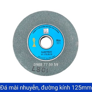 Đá mài mịn Hải Dương gắn máy mài 2 đá đường kính 125mm