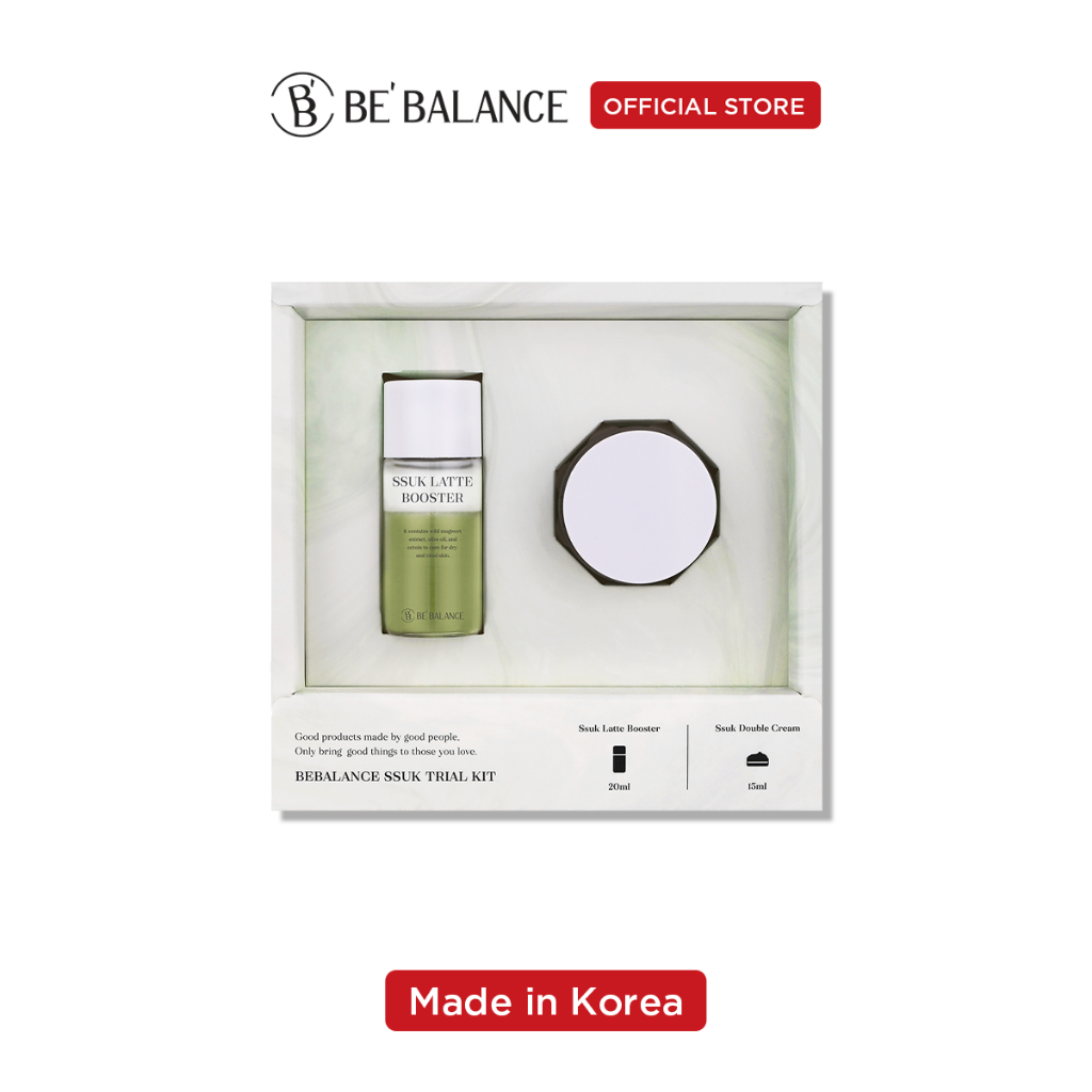 Bộ Đôi Dưỡng Da chuyên sâu SSUK TRIAL KIT Be'Balance từ Ngải cứu Cho Làn Da Khoẻ Mạnh, Ngăn lão hóa, Sáng Mịn Tự Nhiên