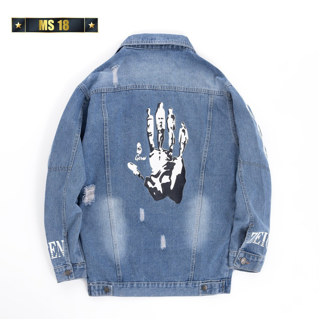 $ 8 mẫu áo khoác jean nam cao cấp bao chất lượng phong cách trẻ năm 2023 bao đẹp chất lượng.