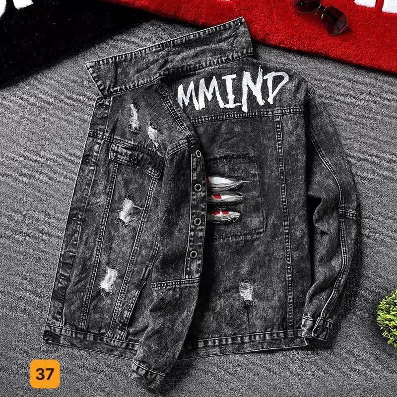$ 8 mẫu áo khoác jean nam cao cấp trẻ trung dễ phối đồ Fashion năm 2020 hàng chuẩn shop VNXK bao đẹp chất lượng