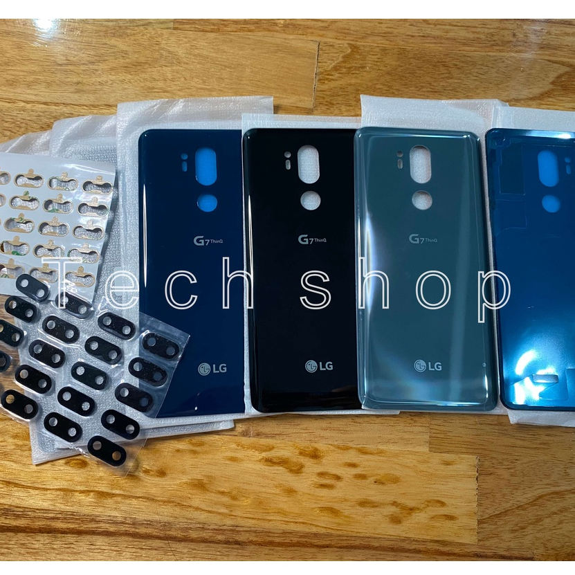 Nắp lưng LG G7 Thinq full ron keo và kính camera