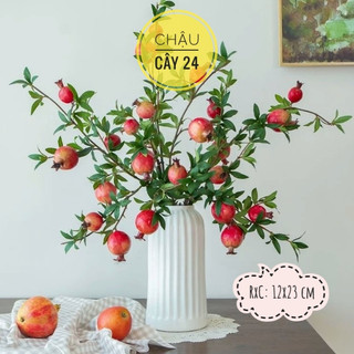 Lọ hoa decor trang trí để bàn, bình gốm Bát Tràng dáng lồng chim