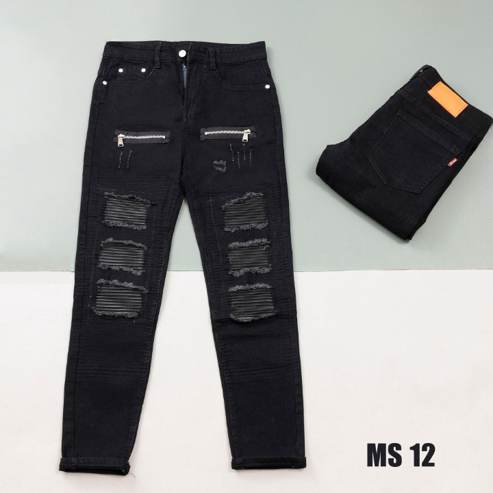 $ 8 MẪU quần jeans dài nam VÁ DA cao cấp HÀN QUỐC thời trang đẹp nhất 2021 bao đẹp y hình hàng chất lượng VNXK.