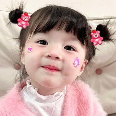 Set 20 kẹp tóc cho bé hình gấu dâu cực dễ thương|Hd96