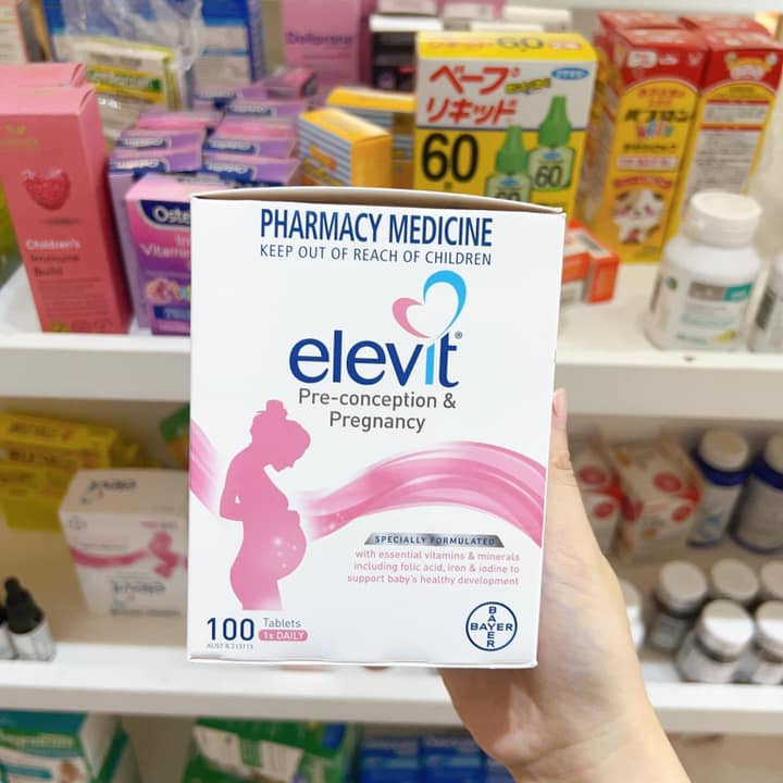 Elevit Bà Bầu Nhập Úc