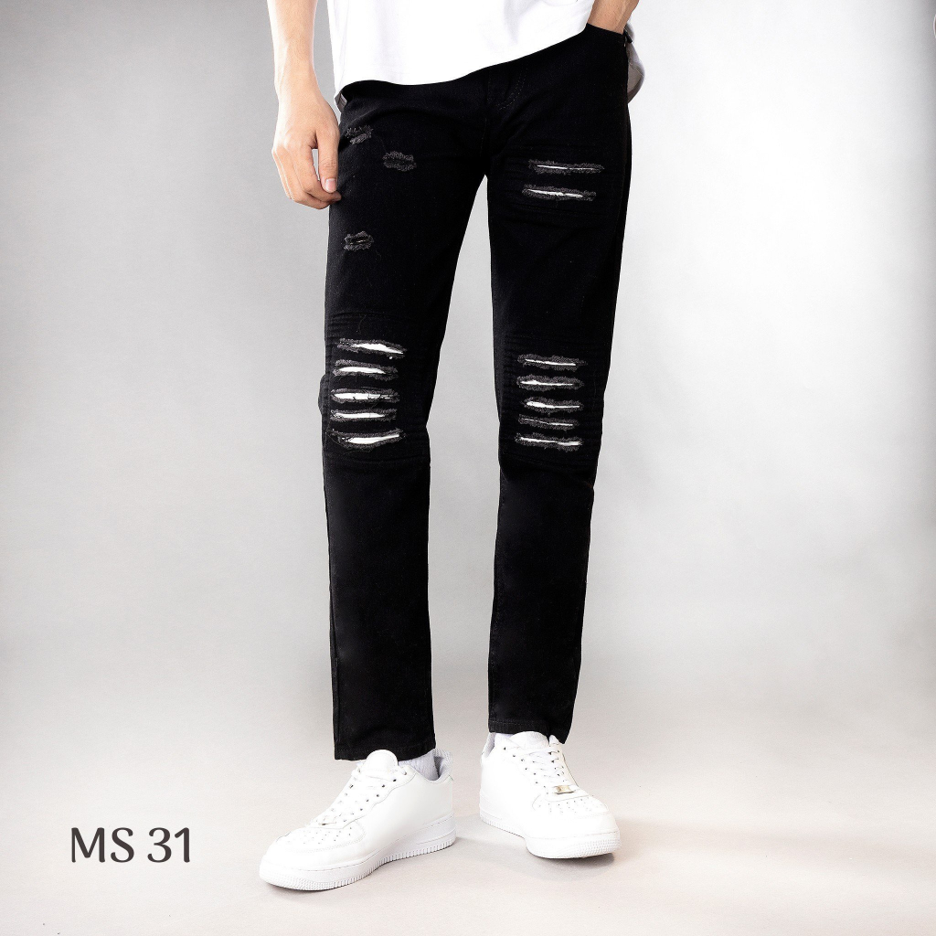 $ 8 MẪU quần jeans dài nam VÁ DA cao cấp HÀN QUỐC thời trang đẹp nhất 2021 bao đẹp y hình hàng chất lượng VNXK.
