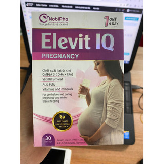 Elevit IQ -Bổ sung vitamin khoáng chất,cải thiện thiếu máu do thiếu sắt