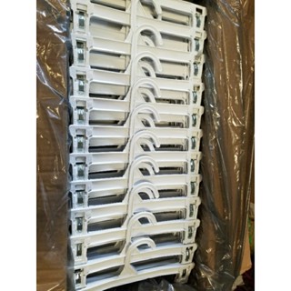 10cai móc kẹp trắng 29k dày  dẻo size 25cm(2.900 đồng/cái)