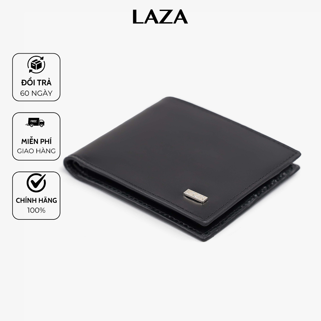 Ví da bò nam thương hiệu LAZA Bruss Wallet 568 ( Đựng 4 - 6 thẻ, chất liệu da bò nhập khẩu chống nước )