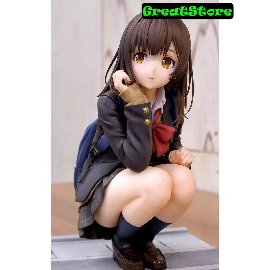 Mô hình Sayu Ogiwara Higehiro trong Anime Hige wo Soru Figure ngồi 16 cm