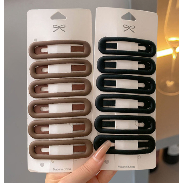 Set 6 Kẹp BB ​​màu Morandi mới