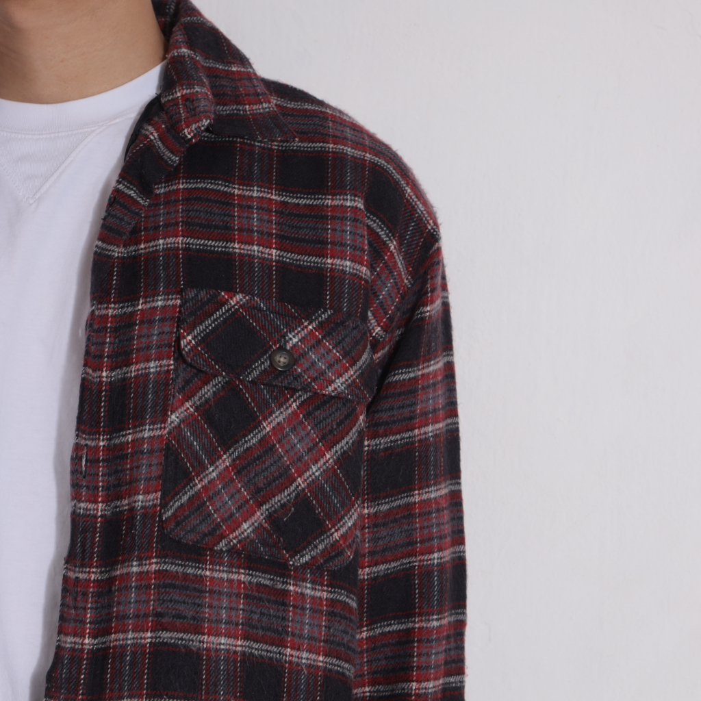 ÁO JACKET FLANNEL UNI-QLO - secondhand  - COBvintage JACKET