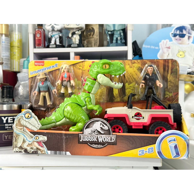 Hộp đồ chơi Khủng Long Jurassic World Mattel 🇺🇸