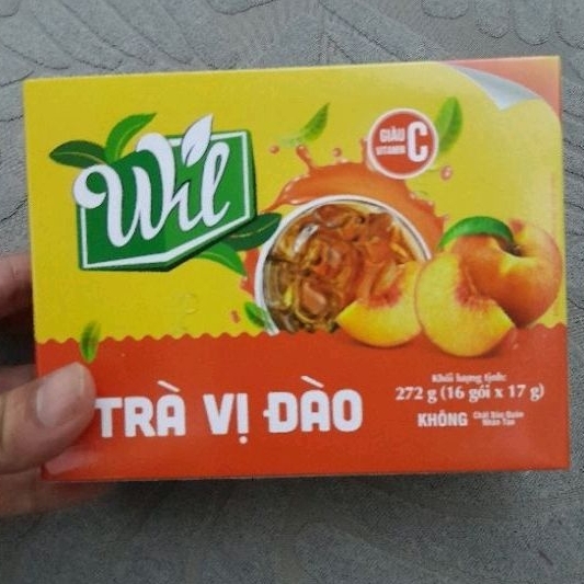 TRÀ ĐÀO WILL HÒA TAN hộp 16 gói 272g