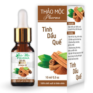 Tinh Dầu Sả Chanh, Quế Thảo Mộc Pharma 10ml