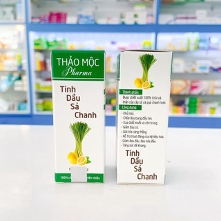 Tinh Dầu Sả Chanh, Quế Thảo Mộc Pharma 10ml