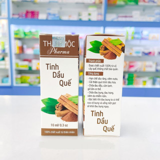 Tinh Dầu Sả Chanh, Quế Thảo Mộc Pharma 10ml