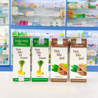 Tinh Dầu Sả Chanh, Quế Thảo Mộc Pharma 10ml