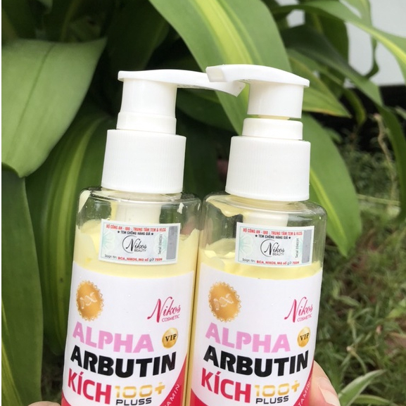 Kích trắng niKos alpha arbutine chính hãng
