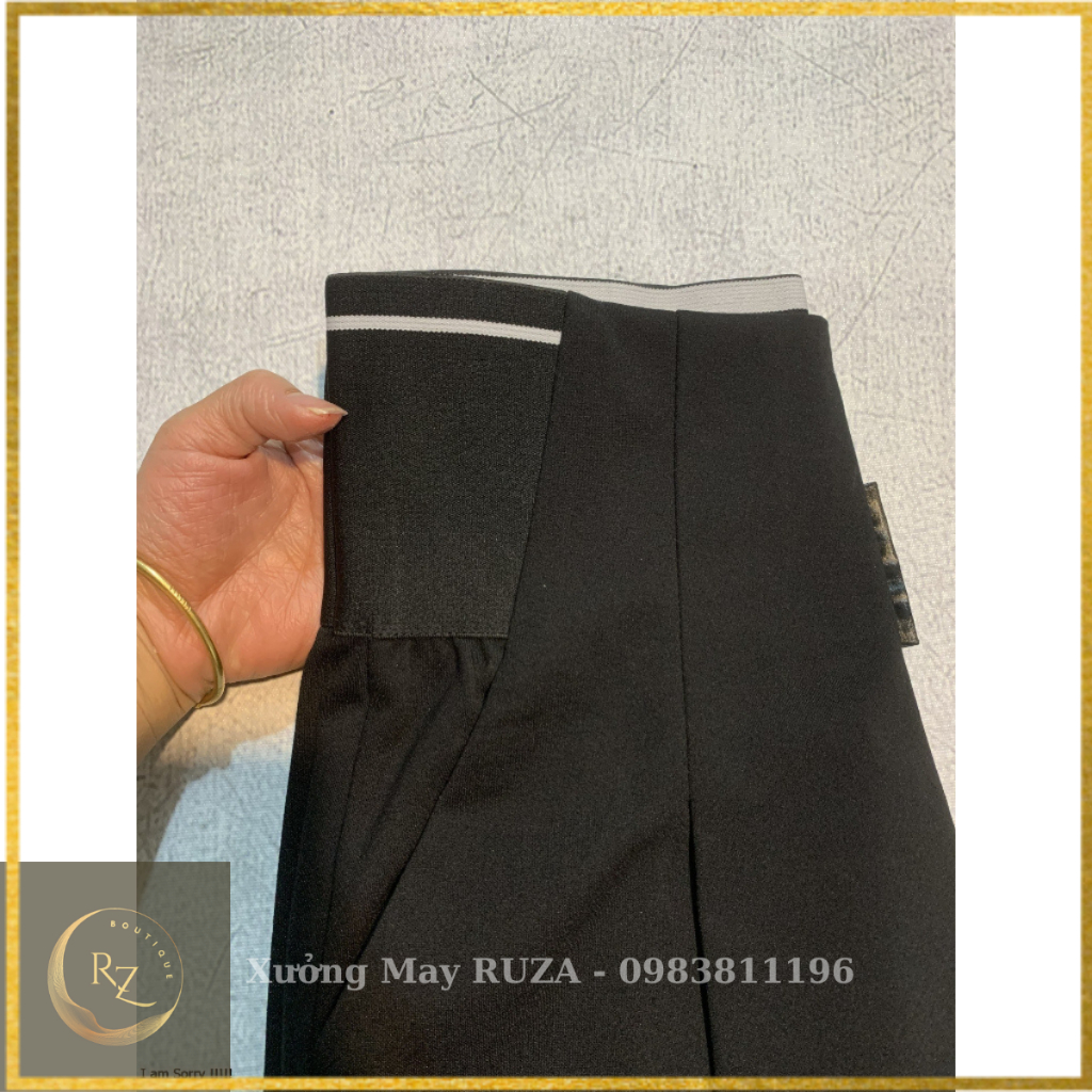 Quần Bigsize nữ 42kg - 82kg Form baggy cạp cao 10cm chất umi co giãn 4 chiều