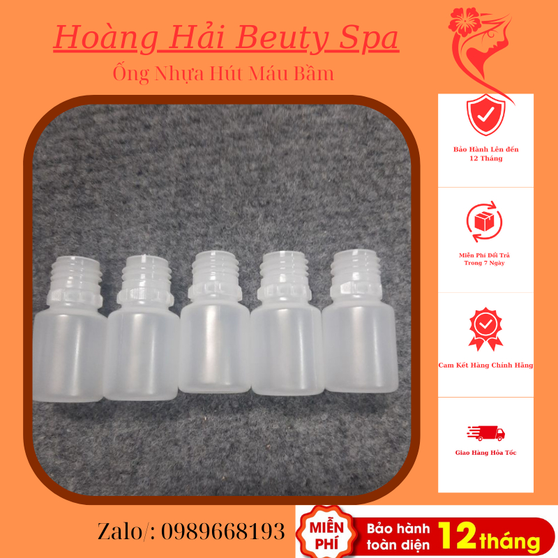1 Ống Nhựa Hút Máu Bầm Spa. Hũ Hút Máu Bầm Ống Hút Mụn Mủ Mụn Viêm Da