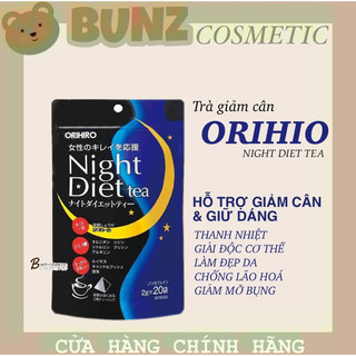 Trà giảm cân Night Diet Orihiro Nhật Bản
