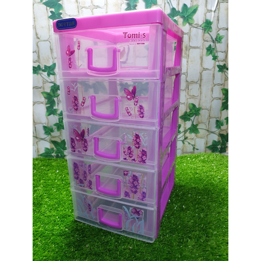 Tủ nhựa duy tân mini TOMI-S 5 Ngăn Màu PASTEL | BigBuy360 - bigbuy360.vn