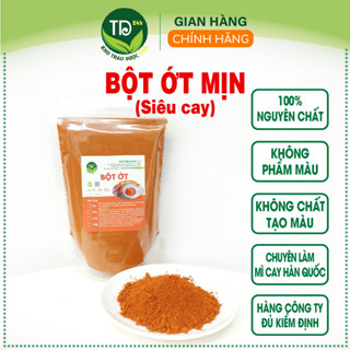 Ớt bột mịn cay nồng dùng nấu mì cay, làm kim chi, nguyên chất 100%, hàng công ty [50g - 100g] I Kho Thảo Dược 24h