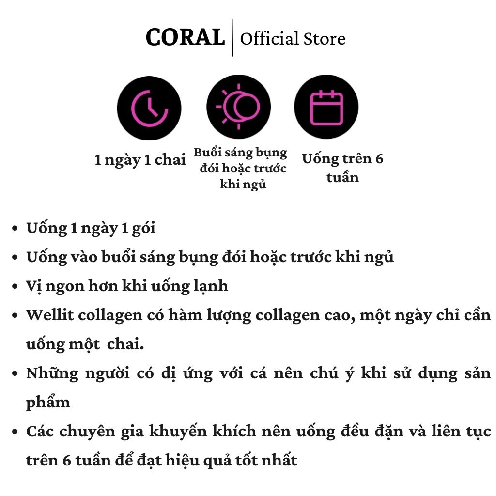 Renew Collagen Wellit  Booster Ample Hàm Lượng Cao 15000mg Trẻ Hóa Tái Tạo Da Trắng Da 14 chai x50ml