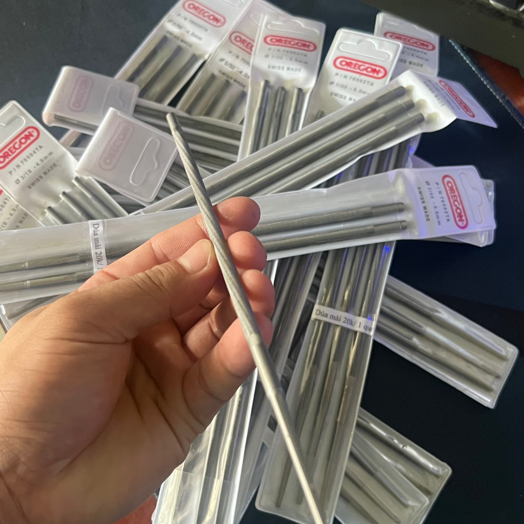 Dúa Mài Xích Máy Cưa Dũa Tròn 4.8mm Dũa Mài Xích Máy Cưa Dài 24cm Giá Bán 1 Cái