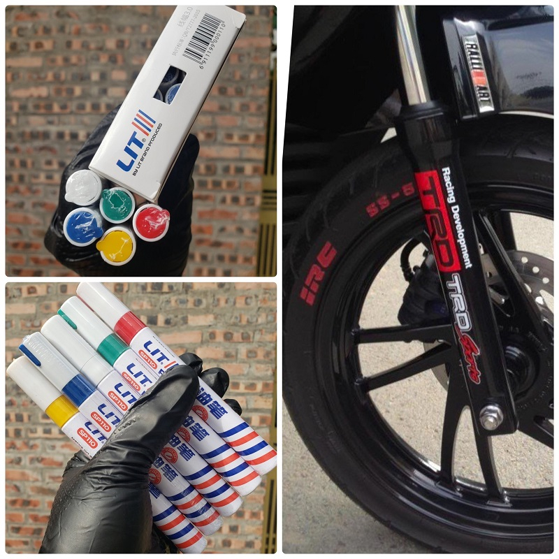 Bút chấm sơn ốc, bút sơn vỏ xe nhiều màu