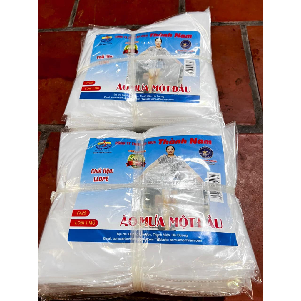 ÁO MƯA TRÙM 1 ĐẦU THÀNH NAM LOẠI RẺ