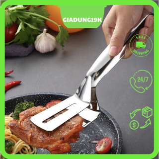 Kẹp Gắp Thức Ăn Inox - Kẹp Gắp Thực Phẩm, Chiên Rán Đồ Ăn Chất Liệu Inox 304 Xẻng gắp thức ăn