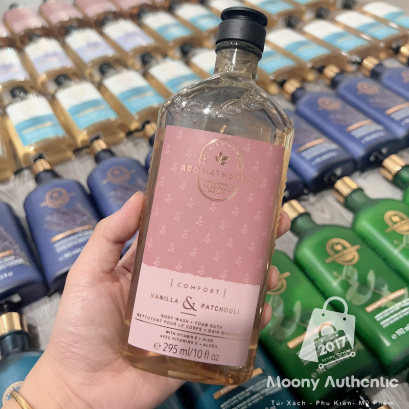 TẮM THƯ GIÃN COMFORT VANILLA & PATCHOULI - BATH & BODY WORKS AROMATHERAPY