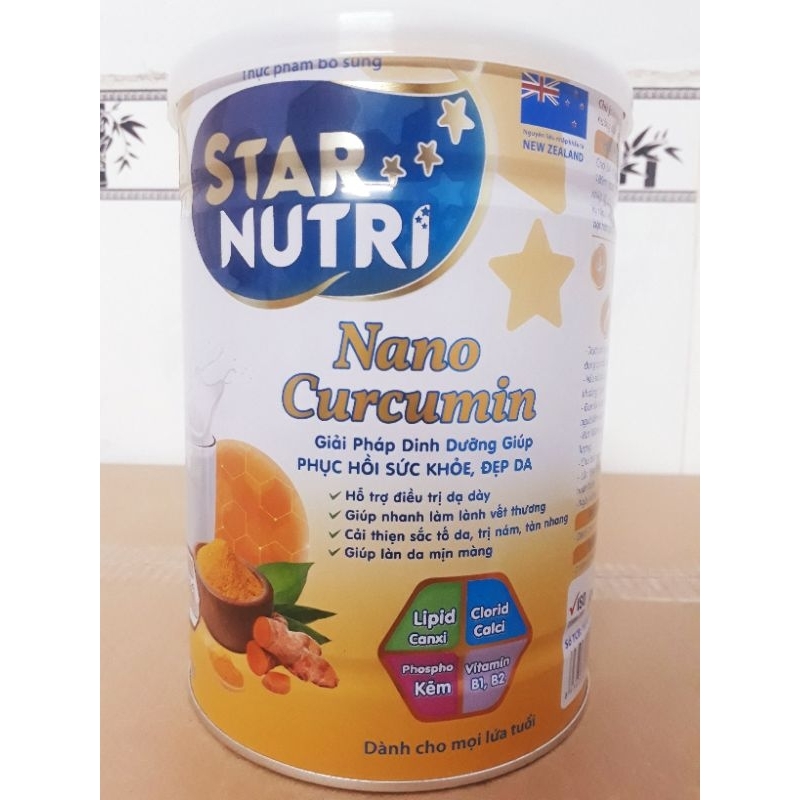 Sữa nghệ Nano Curcumin Star Nutri dinh dưỡng lon 900 gram