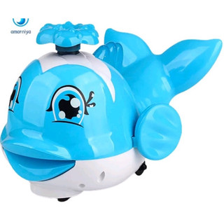 Đồ chơi cá thổi bóng bay dùng pin có đèn có nhạc cho bé hkm ENFA