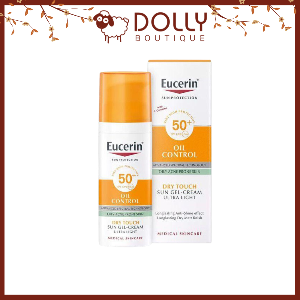 Kem chống nắng cho da nhờn mụn Eucerin Sun Gel-Cream Dry Touch Oil Control SPF50+ 50ml | BigBuy360 - bigbuy360.vn