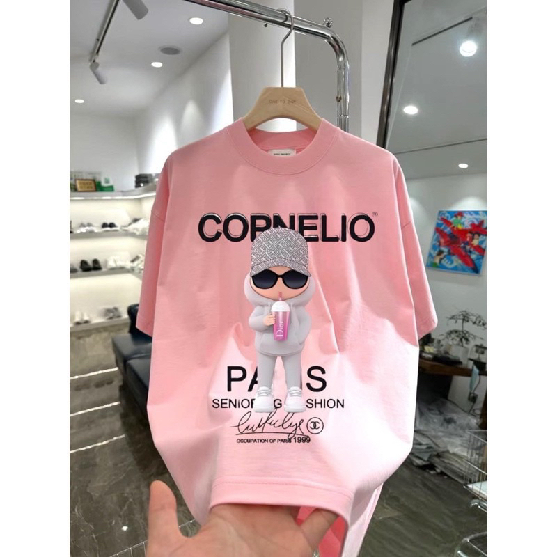 Áo phông copnelio Paris - hàng cotton cao cấp vải dày dặn mát mịn siêu hott