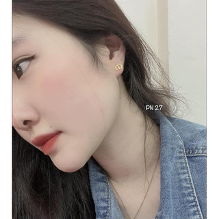bông tai nụ CD vàng