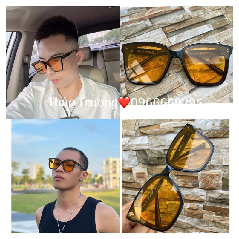 Kính Gentlemonster Dreamer17 mắt vàng