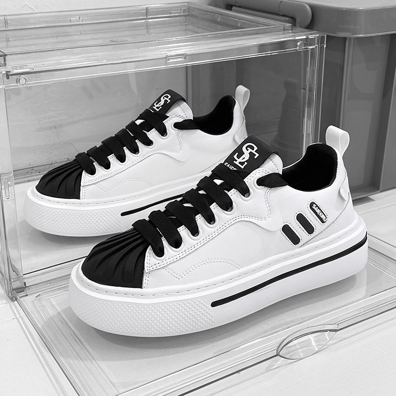 Giày Sneaker Thể Thao Nam Màu Trắng G107 Cao Cấp Đẹp Thời Trang Giá Rẻ Độn Đế Tăng Chiều Cao Cho Học Sinh Sinh Viên A1