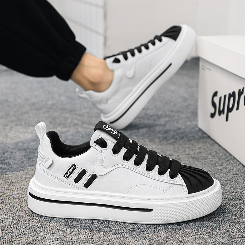 Giày Sneaker Thể Thao Nam Màu Trắng G107 Cao Cấp Đẹp Thời Trang Giá Rẻ Độn Đế Tăng Chiều Cao Cho Học Sinh Sinh Viên A1