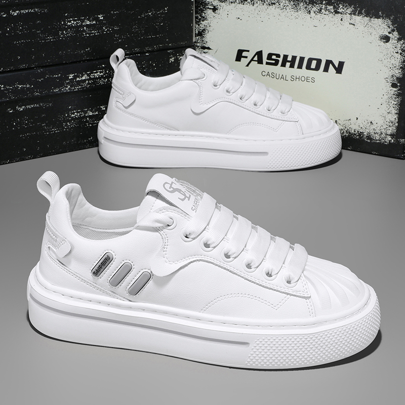 Giày Sneaker Thể Thao Nam Màu Trắng G107 Cao Cấp Đẹp Thời Trang Giá Rẻ Độn Đế Tăng Chiều Cao Cho Học Sinh Sinh Viên A1