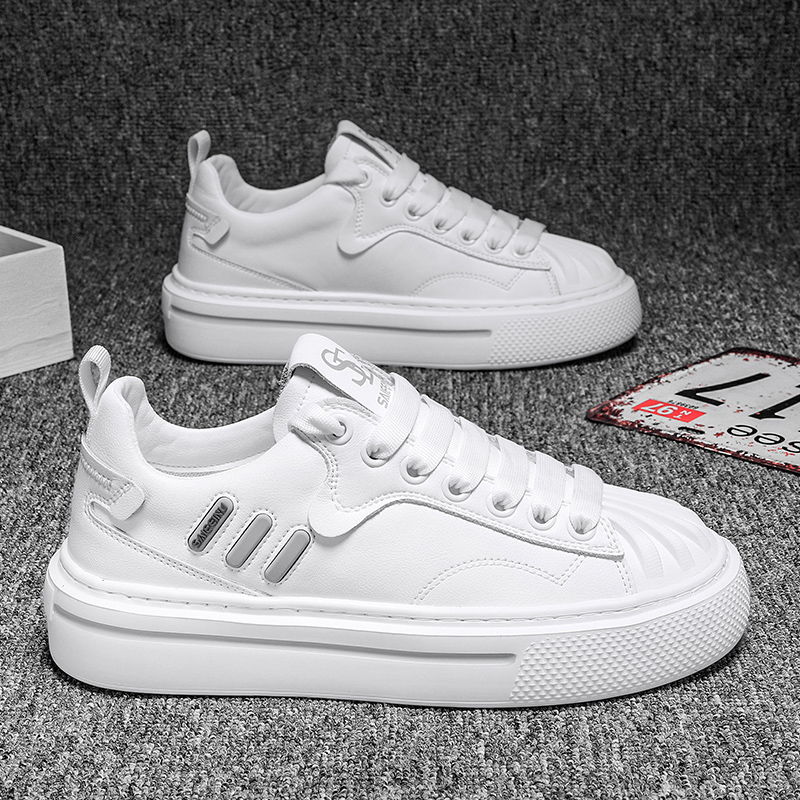 Giày Sneaker Thể Thao Nam Màu Trắng G107 Cao Cấp Đẹp Thời Trang Giá Rẻ Độn Đế Tăng Chiều Cao Cho Học Sinh Sinh Viên A1