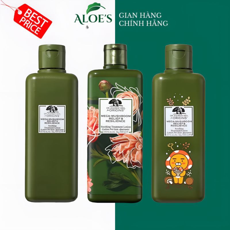 Toner Nấm Origins Dr. Andrew Weil Mega-Mushroom 200ml FullBox