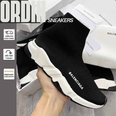 GIÀY BALENCAGA SPEED TRẮNG ĐEN LAI AU SC