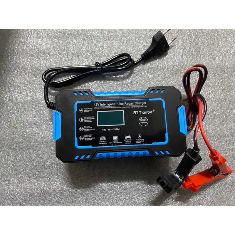 Sạc bình ắc quy tự động 12V/6A 4Ah-100Ah TIANYE