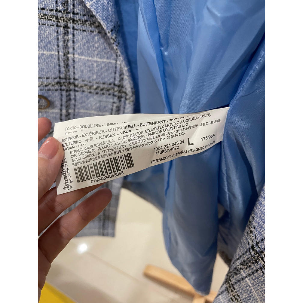 Áo khoác dạ Tweet dáng dài